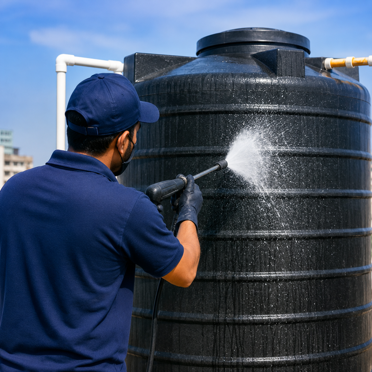water tank cleaning services